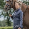 Bluza Jeździecka Damska Equestrian Pro Horka Embossed - antracytowa